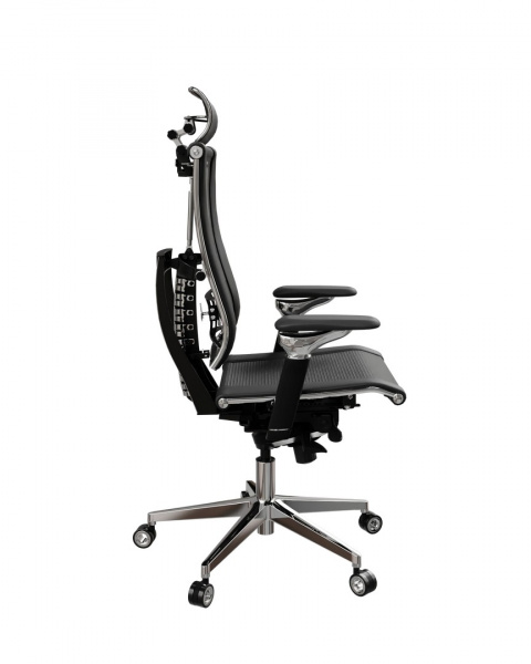 Кресло Yoga Y 4DF L2-57D - YM93+Infinity /Vc09/Nc09/D06P/H13mL-3D(M06.B35.G11.W04) (Черный)