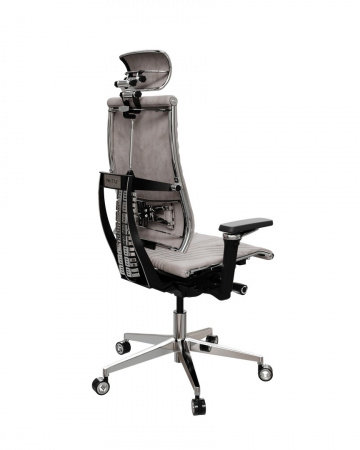 Кресло Yoga Y 4DF B2-12D - GoyaLE /Kc31/Nc31/D15P/H13mV-3D(M26.B35.G25.W04) (Бежево-серый)