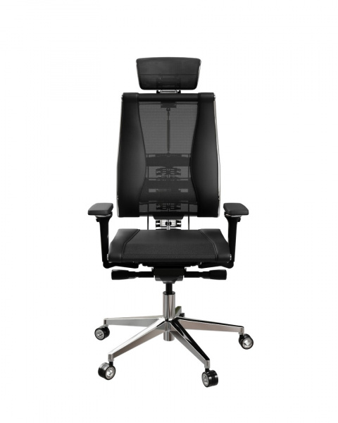 Кресло Yoga Y 4DF B2-14D - YM93+Infinity /Kc09/Nc09/D15P/H13mM-3D(M26.B35.G25.W04) (Черный)