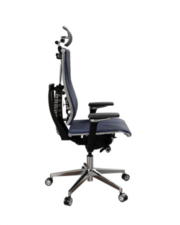 Кресло Yoga Y 4DF B2-12D - GoyaLE /Kc31/Nc31/D15P/H13mV-3D(M26.B35.G25.W04) (Синий)