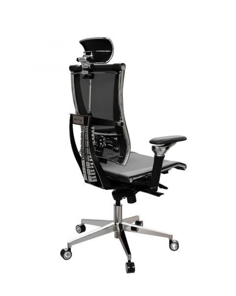 Кресло Yoga Y 4DF L2-57D - YM93+Infinity /Vc09/Nc09/D06P/H13mL-3D(M06.B35.G11.W04) (Черный)
