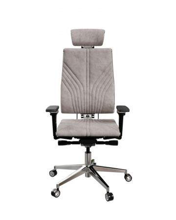 Кресло Yoga Y 4DF B2-12D - GoyaLE /Kc31/Nc31/D15P/H13mV-3D(M26.B35.G25.W04) (Бежево-серый)