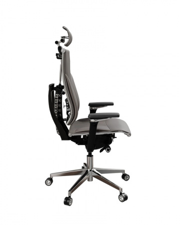 Кресло Yoga Y 4DF B2-10D - Infinity /Kc06/Nc06/D15P/H13mL-3D(M26.B35.G25.W04) (Серый)