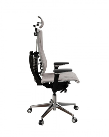 Кресло Yoga Y 4DF B2-12D - GoyaLE /Kc31/Nc31/D15P/H13mV-3D(M26.B35.G25.W04) (Бежево-серый)